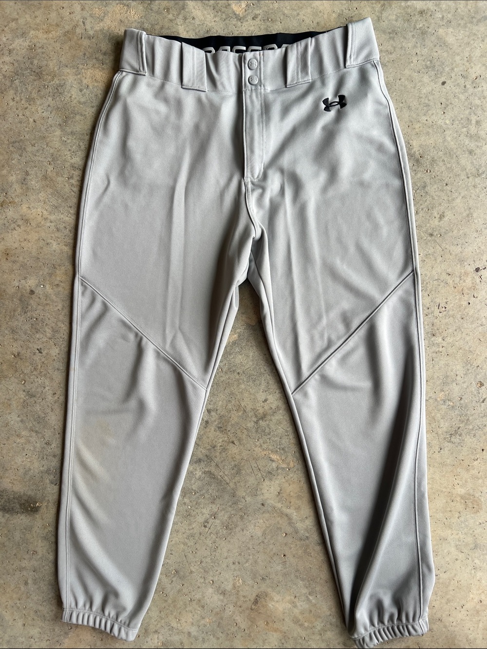 Under Armour Men’s Light Gray Performance Baseball Pants